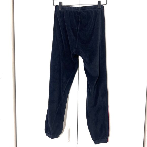 Aviator Nation Sweatpants Joggers Women’s S Velvet Rainbow 5 Stripe Lounge - Picture 3 of 7